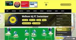 Desktop Screenshot of fczoetermeer.nl